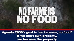 Agenda 2030's goal is “no farmers, no food” - if we can't own property, we become the property