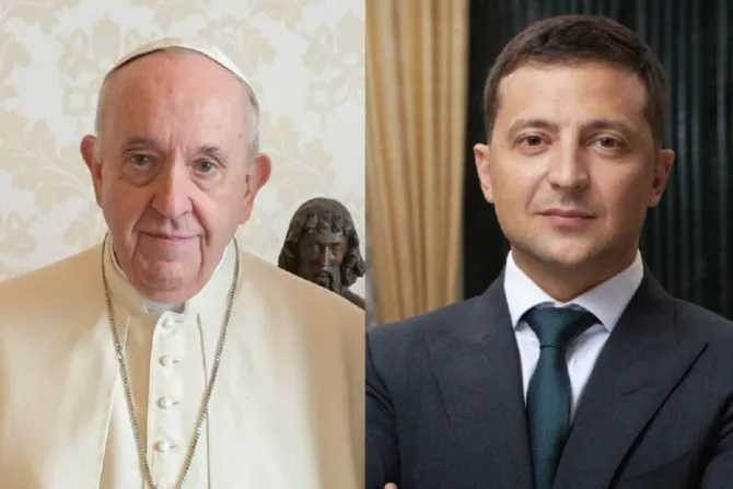 In New Phone Call Ukraine's President Zelenskyy tells Pope Francis he would welcome Vatican Mediation